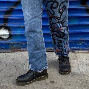 DR MARTENS 8053 Black Nappa Leather‎ Oxfords US 6.5 EU 37.5